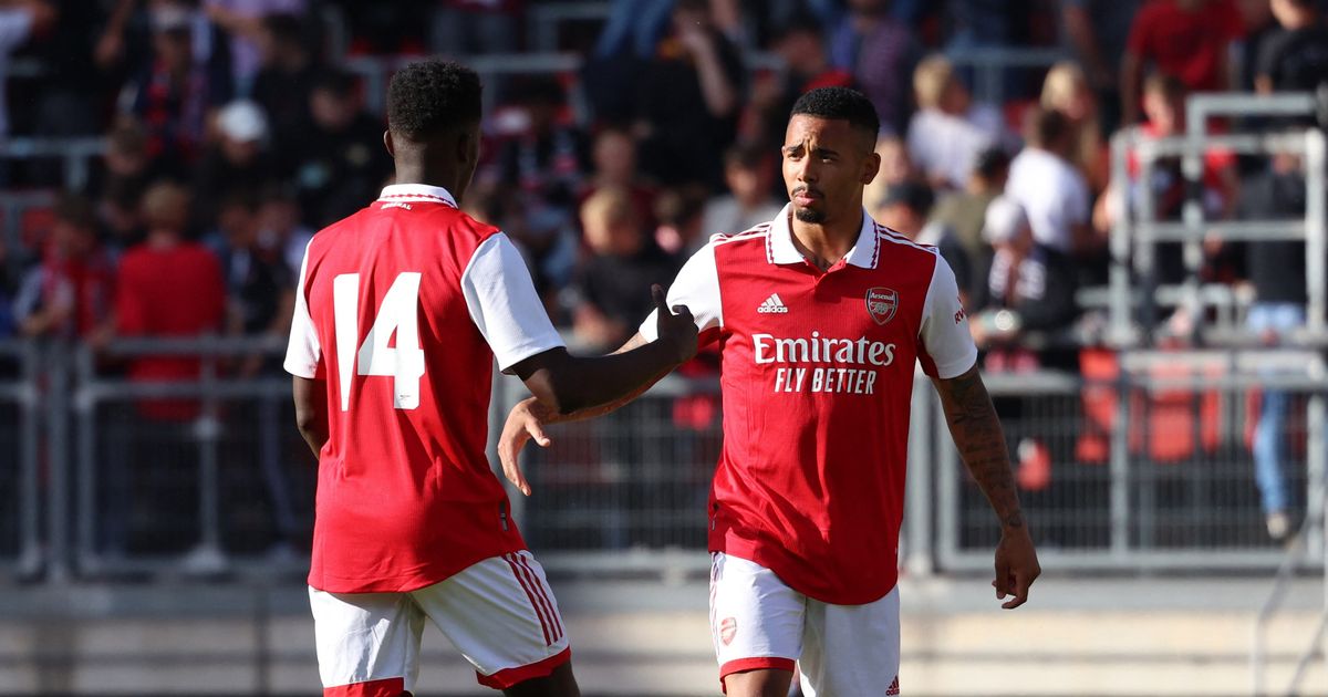 Arsenal v Liverpool starting lineup